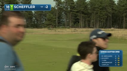 Scottie Scheffler | Round 1 | 18th hole | Shot 1 | 2026 Genesis Scottish Open