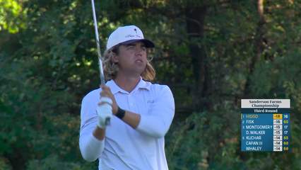 Garrick Higgo | Round 3 | 17th hole | Shot 2 | 2025 Sanderson Farms