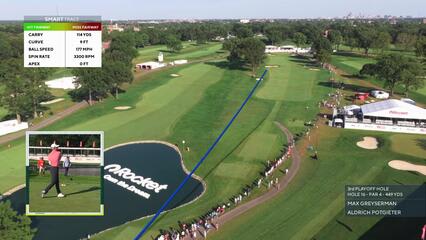 Max Greyserman | Playoff 3 | 16th hole | Shot 1 | 2025 Rocket Classic