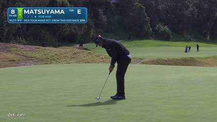 Hideki Matsuyama | Round 1 | 8th hole | Shot 4 | 2026 The Genesis
