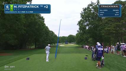 Matt Fitzpatrick | Round 3 | 6th hole | Shot 1 | 2026 Truist Championship