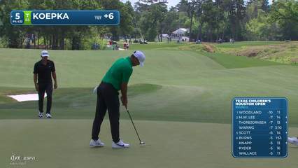 Brooks Koepka | Round 2 | 5th hole | Shot 4 | 2026 Texas Children's