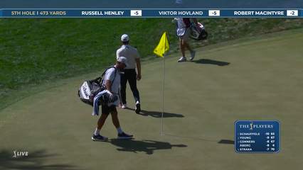 Viktor Hovland | Round 2 | 5th hole | Shot 4 | 2026 THE PLAYERS