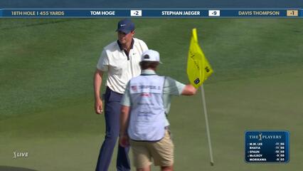Davis Thompson | Round 2 | 18th hole | Shot 3 | 2025 THE PLAYERS