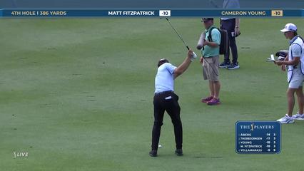 Cameron Young | Round 4 | 4th hole | Shot 2 | 2026 THE PLAYERS