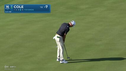 Eric Cole | Round 3 | 16th hole | Shot 5 | 2025 The American Express