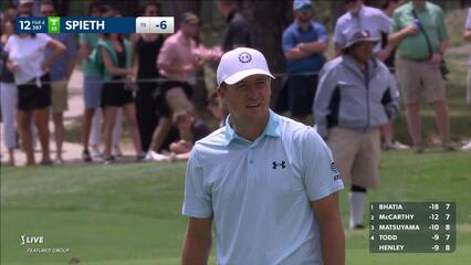 Jordan Spieth | 2024 Valero | Round 4 | 12th hole | Shot 2