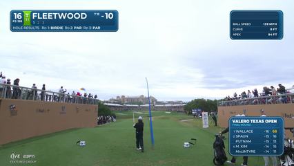 Tommy Fleetwood | Round 4 | 16th hole | Shot 1 | 2026 Valero