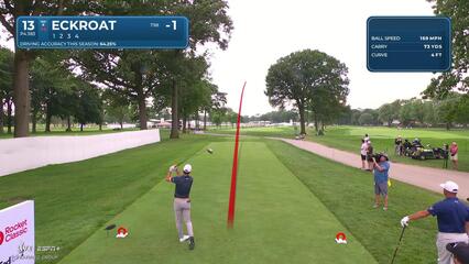 Austin Eckroat | Round 1 | 13th hole | Shot 1 | 2025 Rocket Classic
