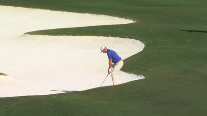 Wyndham Clark | Round 1 | 1st hole | Shot 2 | 2025 WM Phoenix Open