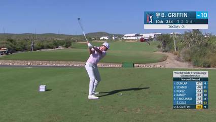 Ben Griffin | Round 2 | 10th hole | Shot 1 | 2025 World Wide Technology