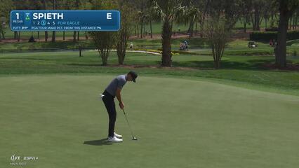 Jordan Spieth | Round 1 | 1st hole | Shot 3 | 2025 Valspar