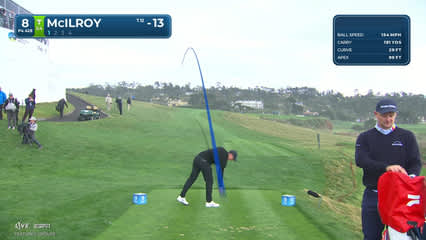 Rory McIlroy | Round 4 | 8th hole | Shot 1 | 2026 AT&T Pebble Beach