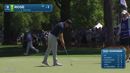 Justin Rose | Round 2 | 9th hole | Shot 4 | 2026 Truist Championship