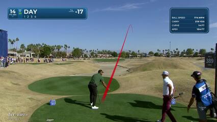 Jason Day | Round 3 | 14th hole | Shot 1 | 2025 The American Express