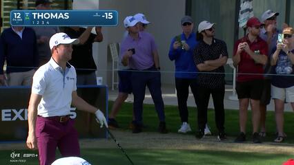 Justin Thomas | Round 3 | 12th hole | Shot 1 | 2025 The American Express