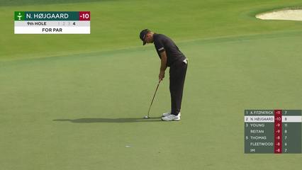 Nicolai Højgaard | Round 3 | 9th hole | Shot 5 | 2026 Truist Championship