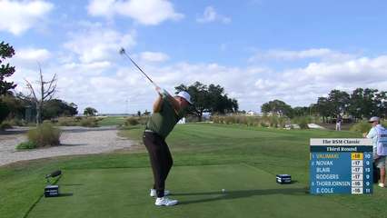 Sami Valimaki | Round 3 | 11th hole | Shot 1 | 2025 The RSM Classic