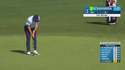 Nico Echavarria | Round 3 | 9th hole | Shot 4 | 2025 Genesis