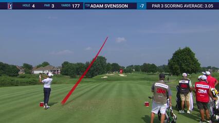 Adam Svensson | Round 2 | 4th hole | Shot 1 | 2025 3M Open