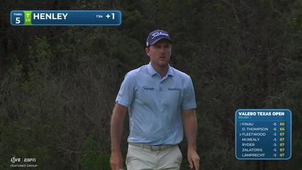 Russell Henley | Round 1 | 5th hole | Shot 4 | 2026 Valero
