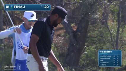 Tony Finau | Round 4 | 18th hole | Shot 4 | 2025 The Sentry