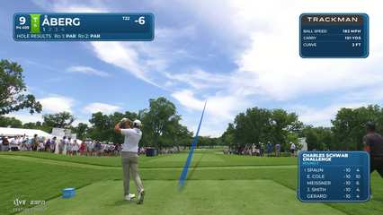 Ludvig Åberg | Round 3 | 9th hole | Shot 1 | 2026 Charles Schwab