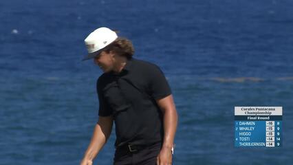 Garrick Higgo | Round 4 | 9th hole | Shot 3 | 2025 Corales Puntacana