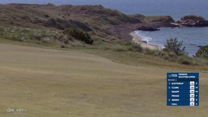 Xander Schauffele | Round 3 | 13th hole | Shot 3 | 2025 Genesis Scottish Open