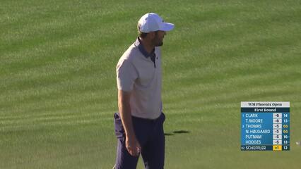 Scottie Scheffler | Round 1 | 14th hole | Shot 4 | 2025 WM Phoenix Open