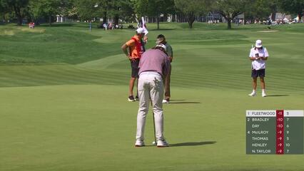 Tommy Fleetwood | Round 3 | 6th hole | Shot 4 | 2025 Travelers