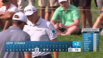 Sepp Straka | Round 1 | 18th hole | Shot 4 | 2025 the Memorial