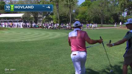 Viktor Hovland | Round 1 | 10th hole | Shot 3 | 2026 RBC Heritage