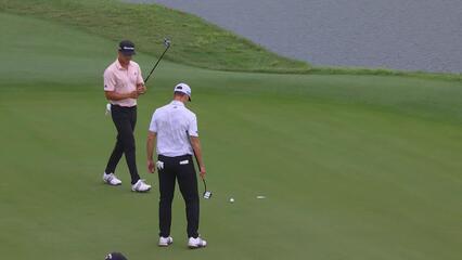 Michael Thorbjornsen | Round 1 | 17th hole | Shot 3 | 2025 Zurich Classic