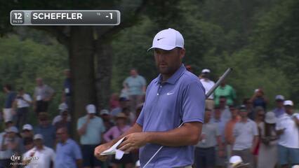 Scottie Scheffler | Round 1 | 12th hole | Shot 3 | 2025 BMW Championship