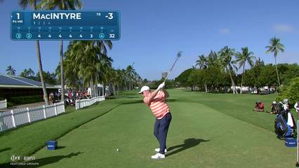 Robert MacIntyre | Round 1 | 1st hole | Shot 1 | 2026 Sony Open