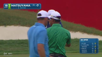 Hideki Matsuyama | Round 2 | 18th hole | Shot 5 | 2026 3M Open