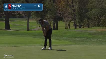 Max Homa | Round 1 | 3rd hole | Shot 4 | 2025 Procore