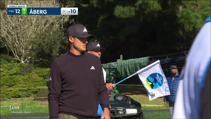 Ludvig Åberg | 2024 AT&T Pebble Beach | Round 2 | 12th hole | Shot 3