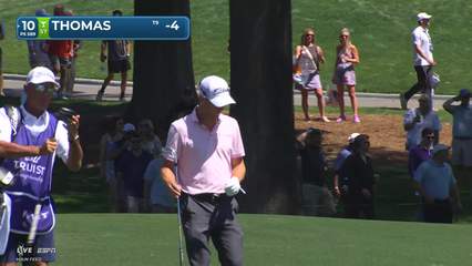 Justin Thomas | Round 2 | 10th hole | Shot 3 | 2026 Truist Championship
