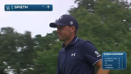 Jordan Spieth | Round 3 | 11th hole | Shot 4 | 2025 Wyndham