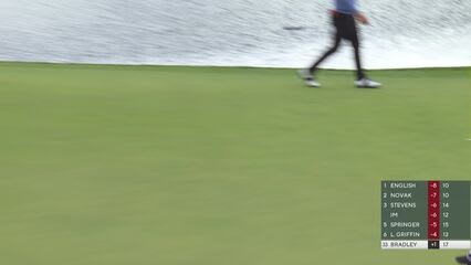 Keegan Bradley | Round 4 | 18th hole | Shot 3 | 2025 Farmers