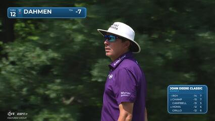 Joel Dahmen | Round 3 | 12th hole | Shot 3 | 2025 John Deere