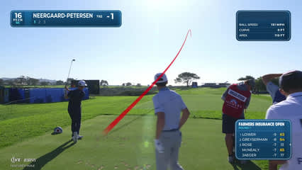 Rasmus Neergaard-Petersen | Round 1 | 16th hole | Shot 1 | 2026 Farmers