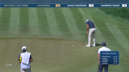 Sam Burns | Round 2 | 16th hole | Shot 3 | 2026 THE PLAYERS