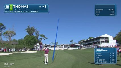 Justin Thomas | Round 2 | 18th hole | Shot 2 | 2026 Valspar