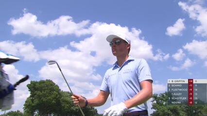 Ben Griffin | Round 4 | 12th hole | Shot 2 | 2025 Charles Schwab