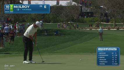 Rory McIlroy | Round 2 | 10th hole | Shot 3 | 2026 Arnold Palmer