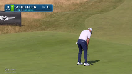 Scottie Scheffler | Round 1 | 8th hole | Shot 3 | 2026 Genesis Scottish Open