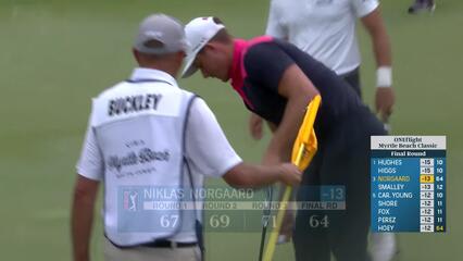 Niklas Norgaard | Round 4 | 18th hole | Shot 5 | 2025 ONEflight Myrtle